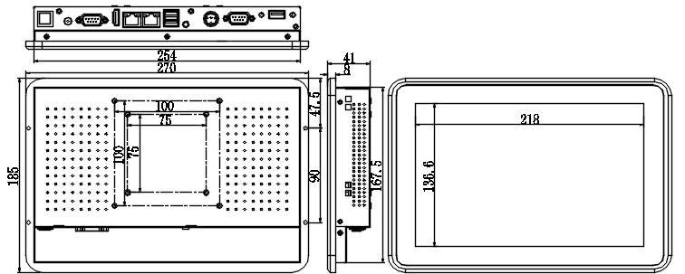 Capacitive Touchscreen Industrial Panel PC