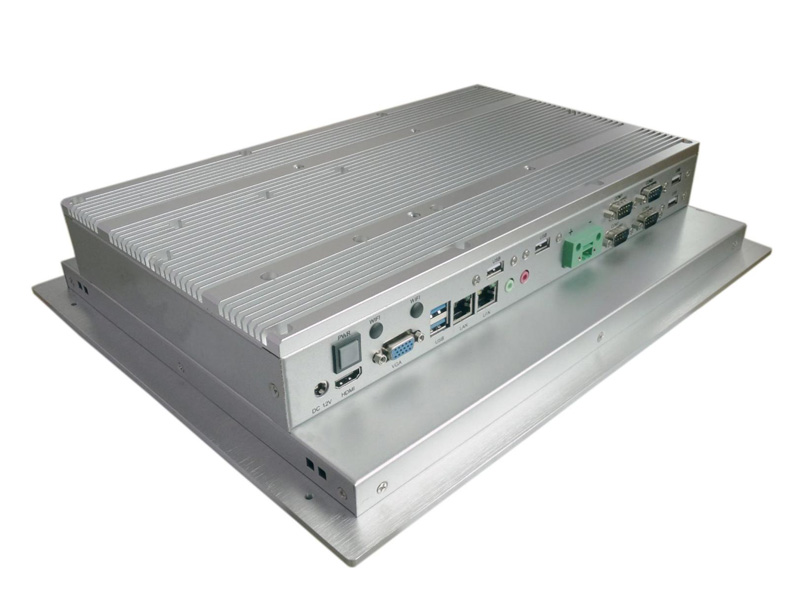 15 Inch Fanless Panel PC Resistive Touch Industrial computer, Optional capacitive touch