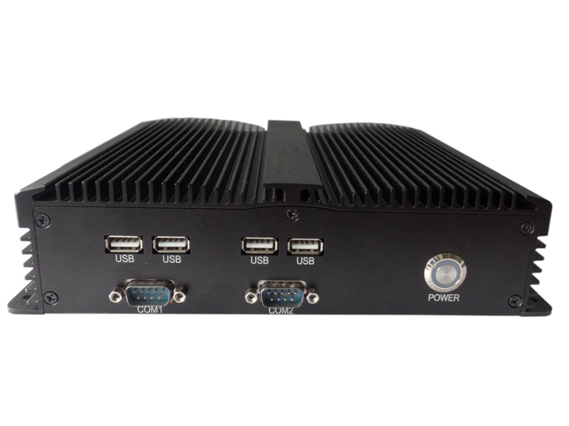 2 LAN Embedded Box PC 6 COM 128G MSATA Intel 3317U