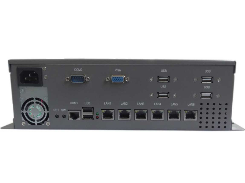 2COM 6 USB 6LAN (Intel Gigabit Network) Industrial Embedded Computer