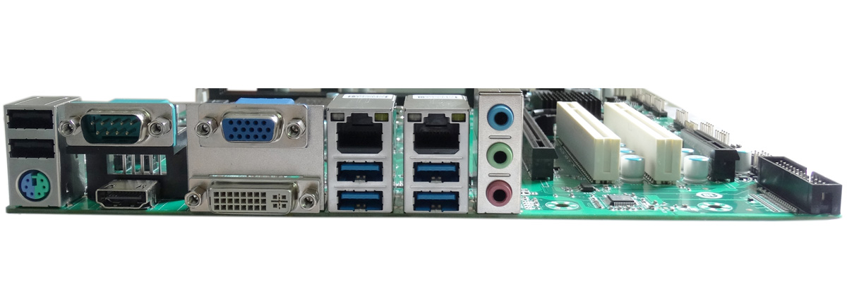 Industrial Micro ATX Motherboard / Intel@ PCH H310 Chip 2 LAN 6 COM 10 USB 4 Slot 2 PCI