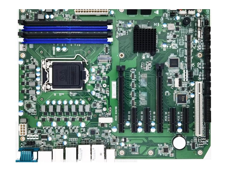 ATX Industrial Motherboard W580 Chip with 2 LAN 6COM 14USB, 7 Slots (6PCIE 1PIE), 2PCIE x16