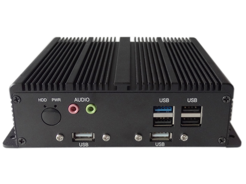 Mini  Fanless Box PC J1900 J6412 2LAN 2COM 6USB