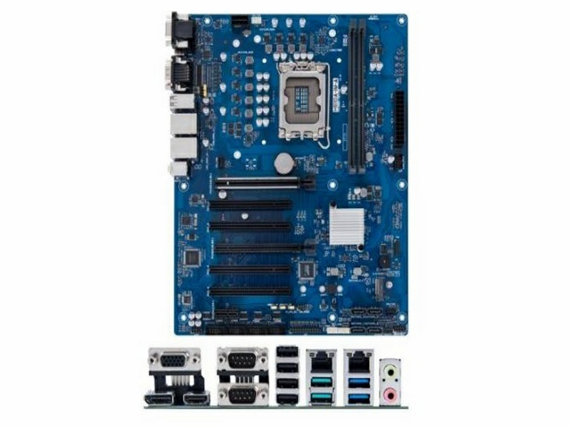 ATX Industrial Motherboard H610 Chip with 2LAN 6COM 10USB，7 Slots (3PCIE 4PCI)