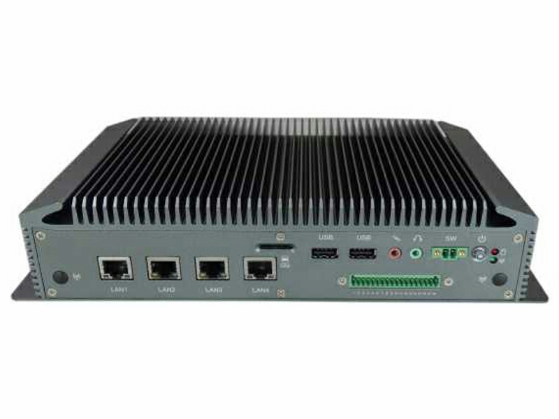 All-aluminum Industrial Embedded  Fanless Box PC