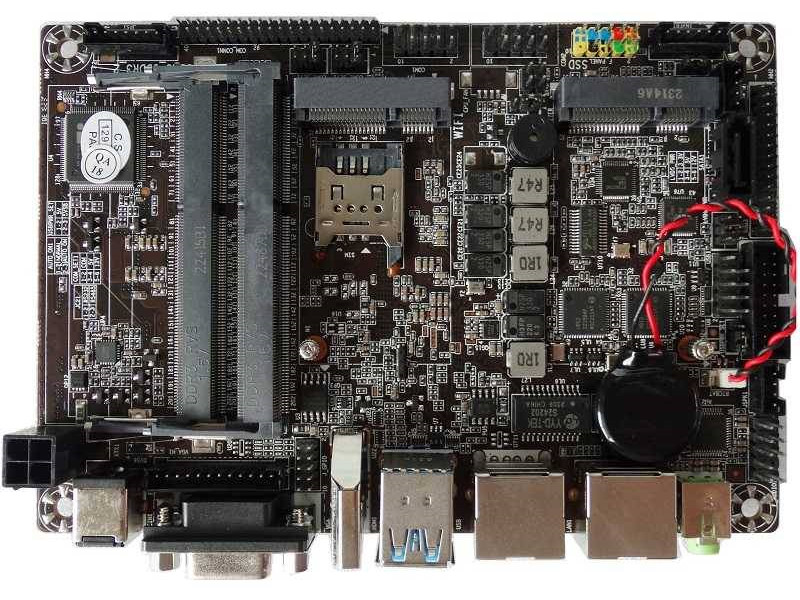3.5" EPIC Embedded Motherboard i5 6200U CPU 2LAN 6COM 6USB
