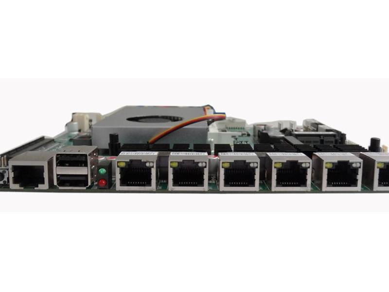 6LAN motherboard HM76 chip, 6 Intel i226 2.5GbE network ports, Network Security Platform