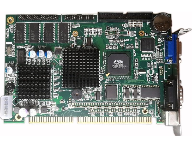 ISA Half Size Industrial Motherboard Soldered on Board VIA ESP4000 CPU 32M RAM 8M DOC