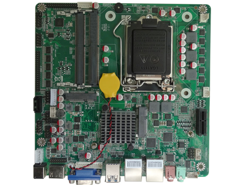 Mini ITX Motherboard Intel @ PCH H110 chip 2LAN/6COM/6USB Intel GbE