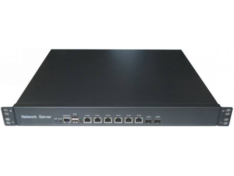 Network Security Platform 1U Rackmount 6LAN Industrial PC 6LAN Intel GbE Optional 2LAN GbE SFP