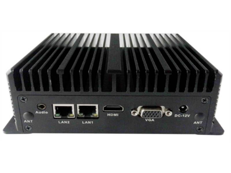 Fanless Embedded Industrial Controller with i5 4200U CPU 2LAN 2COM 4USB