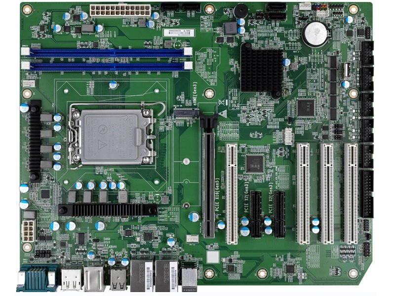 Industrial Motherboard Chip with 2LAN 6COM 10USB 7 Slots (3PCIE 4PCI)