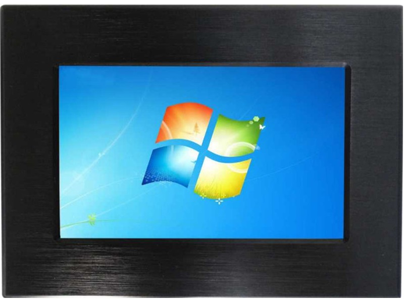 Custom 7 inch Touch Industrial Panel PC with 4th generation Celeron / Pentium i3 / i5 / i7 CPU
