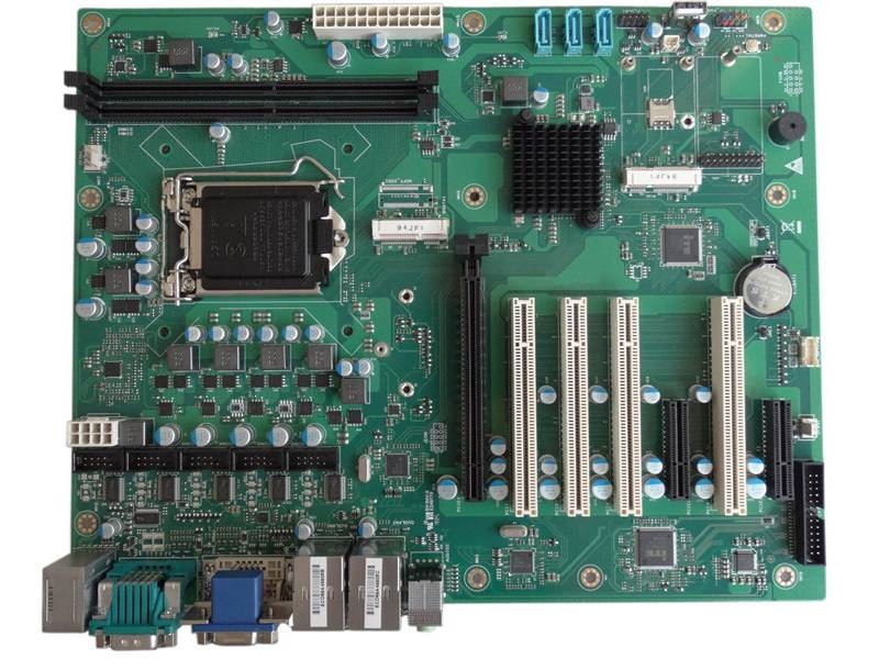 ATX Industrial motherboard Intel® PCH H110 Chip 2LAN/6COM9USB 7-Slot（4PCI）Expansion
