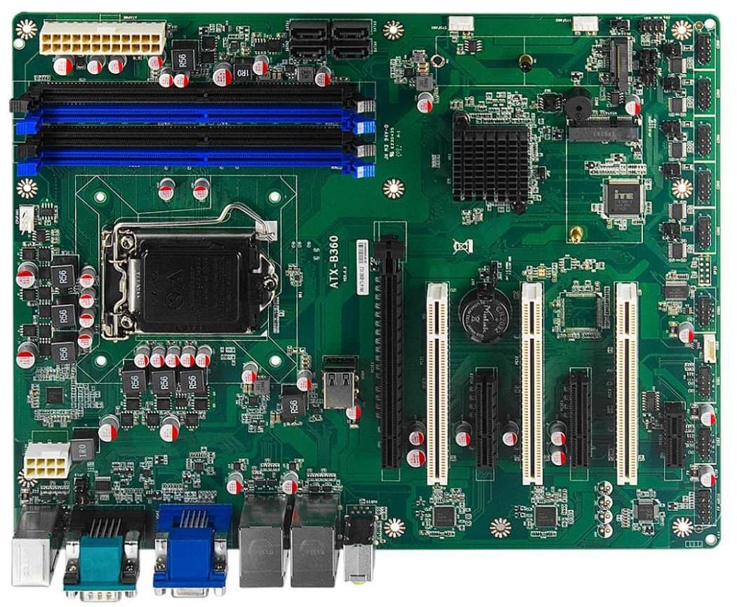 ATX Motherboard Intel PCH B360 Chip 2 LAN Ports