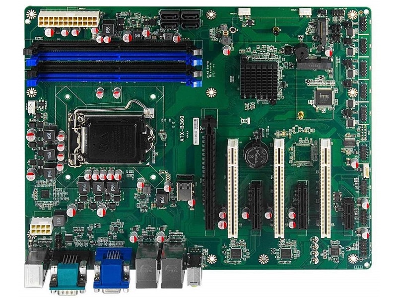 B360 ATX Industrial Motherboard 2LAN/6COM/13USB 7 Slots 3PCI