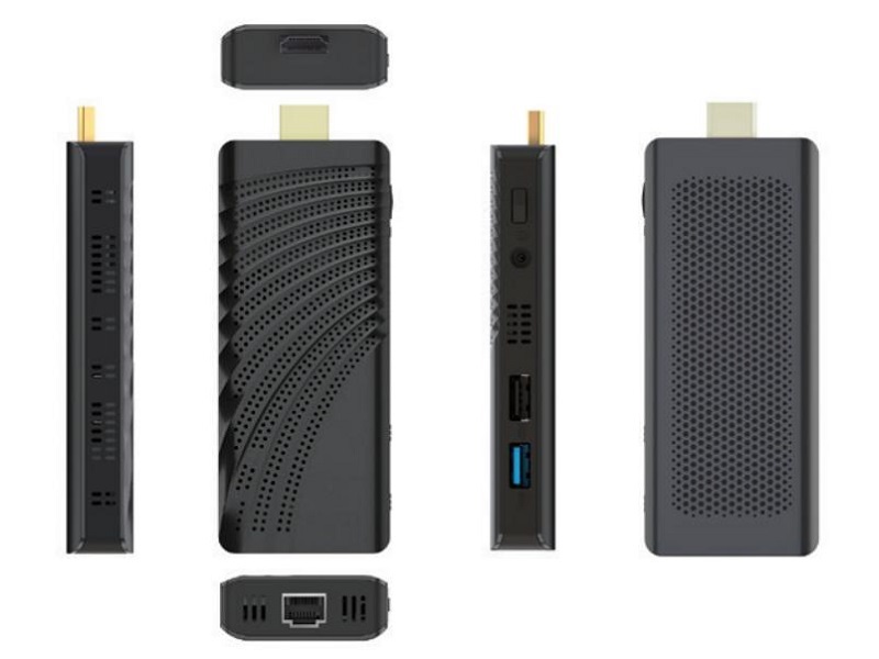 Low Power Mini Rod Shaped Computer Cloud Terminal J4125 CPU HDMI Display