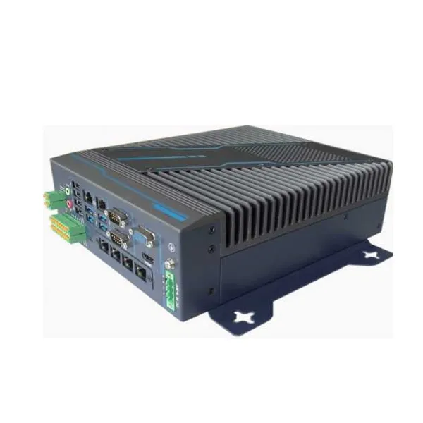 All-Aluminum Fan-Embedded Industrial Box PC for 4th-9th Gen CPU with Optional Expansion Slots