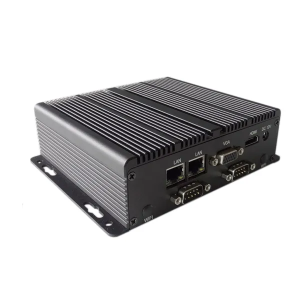 Mini Fanless Box PC J1900 J6412 2LAN 2COM 6USB