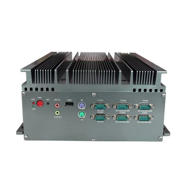 4 LAN Fanless Embedded Box PC With Expansion Slot