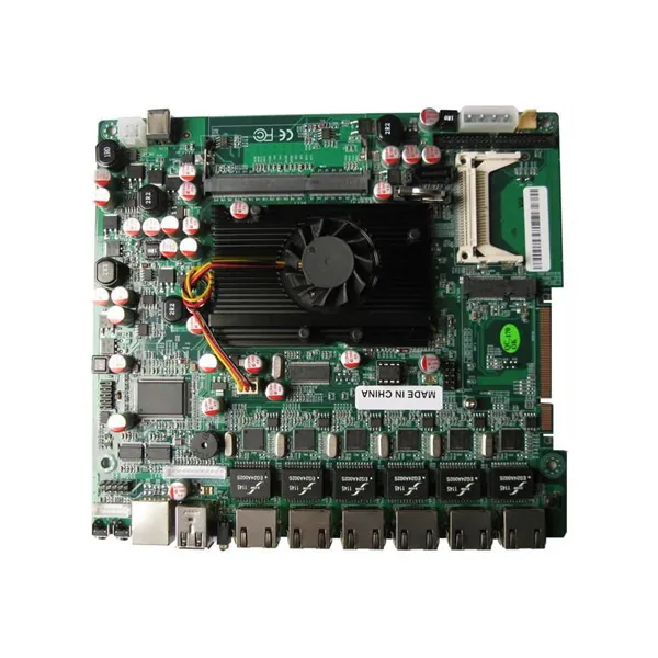 Network Security Platform Motherboard Soldered on board Intel®D525 CPU 6LAN Intel GbE