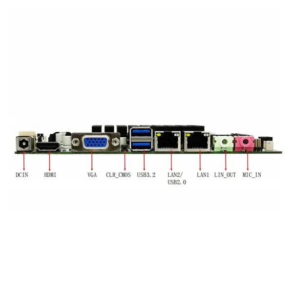 Mini ITX Motherboard J6412 CPU 2LAN 6COM 8USB, 12V DC Input Mini ITX Motherboard J6412 CPU 2LAN 6COM 8USB, 12V DC Input Mini ITX Motherboard J6412 CPU 2LAN 6COM 8USB, 12V DC Input