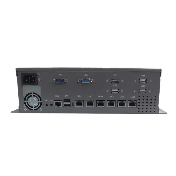 Embedded Industrial PC 6 Intel Gigabit Network Ports 2COM 6USB