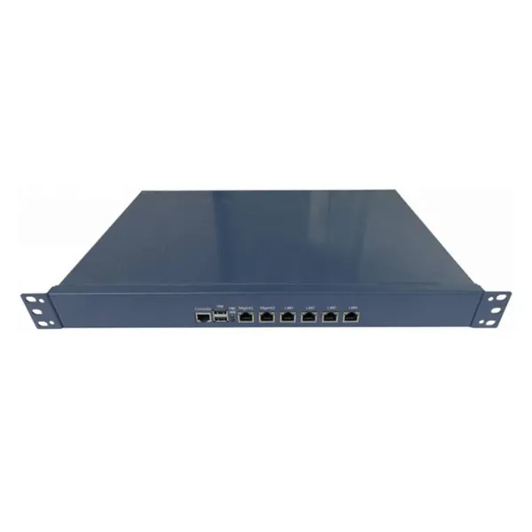 Network Security Platform 1U Rackmount 6LAN Industrial PC 6LAN Intel GbE Soldered on Board CPU