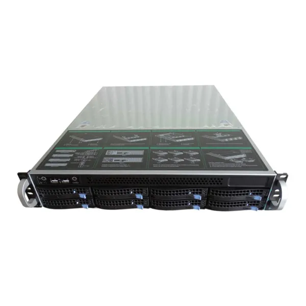 2U Rack Mount Computer On Shelf Server E5-2600 Series V3 V4 Xeon CPU