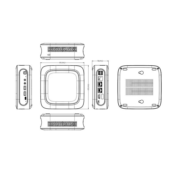 Wholesale Compact Simple Design MINI PC Intel Core i5-1235U