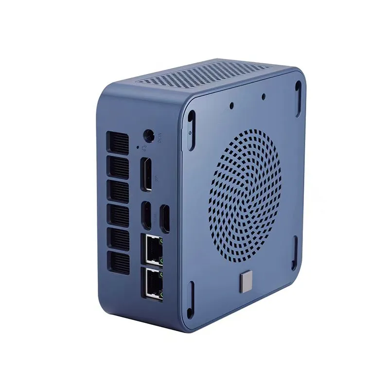 AMD low-power mini computer PC Cloud Terminal, Ryzen 7 series CPU, 2HDMI+DP display